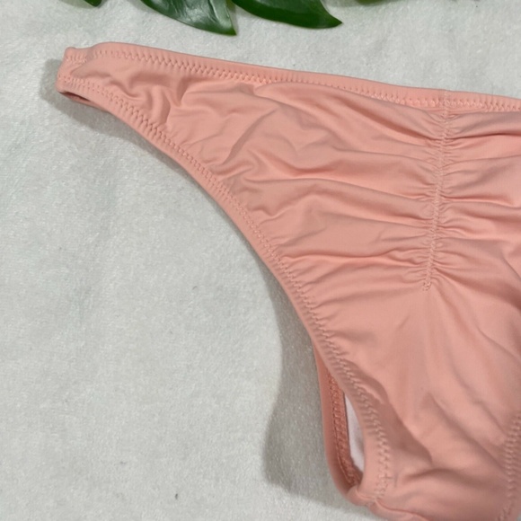 NEW $38 Rhythm My Cheeky Bikini‎ Bottoms in Peach [ SZ Medium US ] - Picture 10 of 11